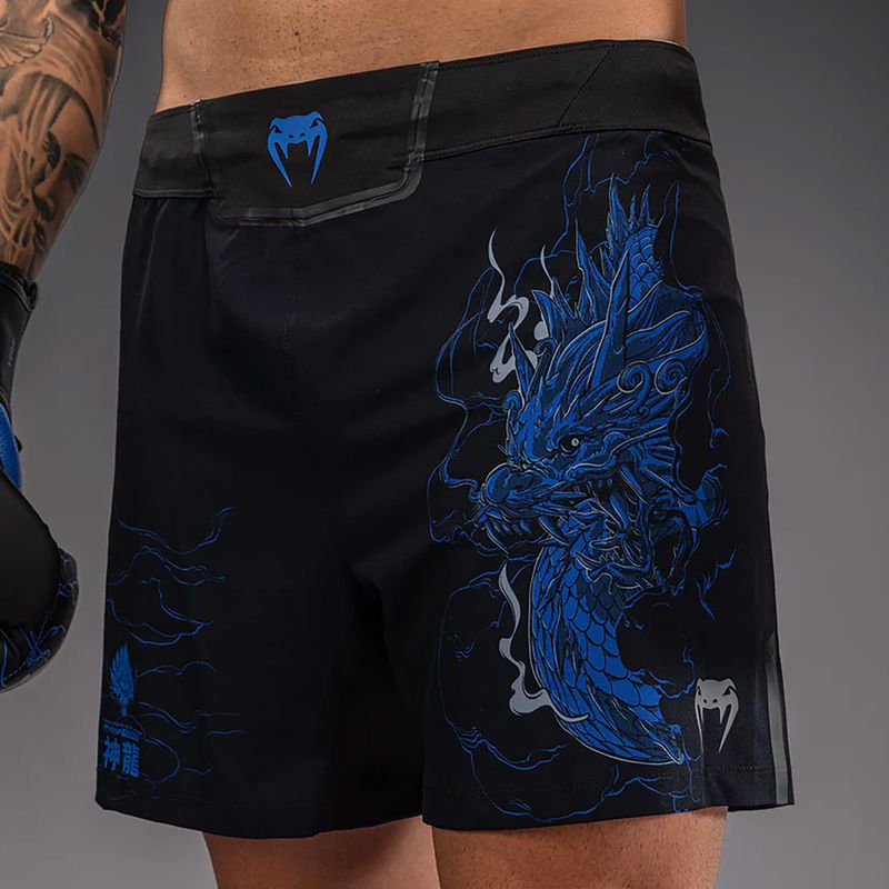 Férfi edző rövidnadrág Venum Thunder Dragon Black/Royal Blue 6
