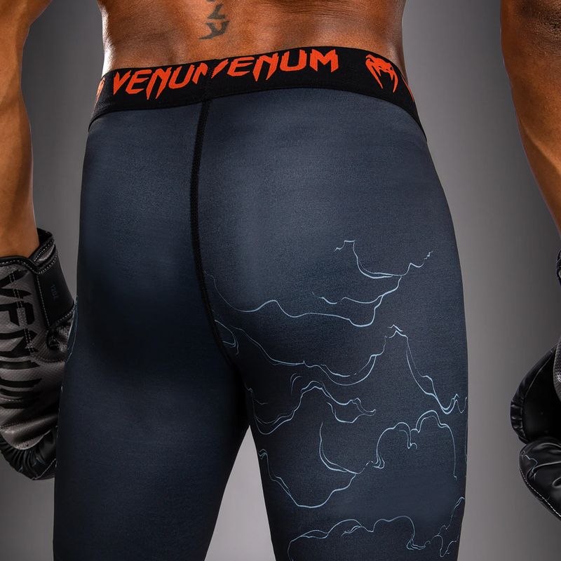 Férfi edző rövidnadrág Venum Thunder Dragon Vale Tudo Black/Grey/Copper 9