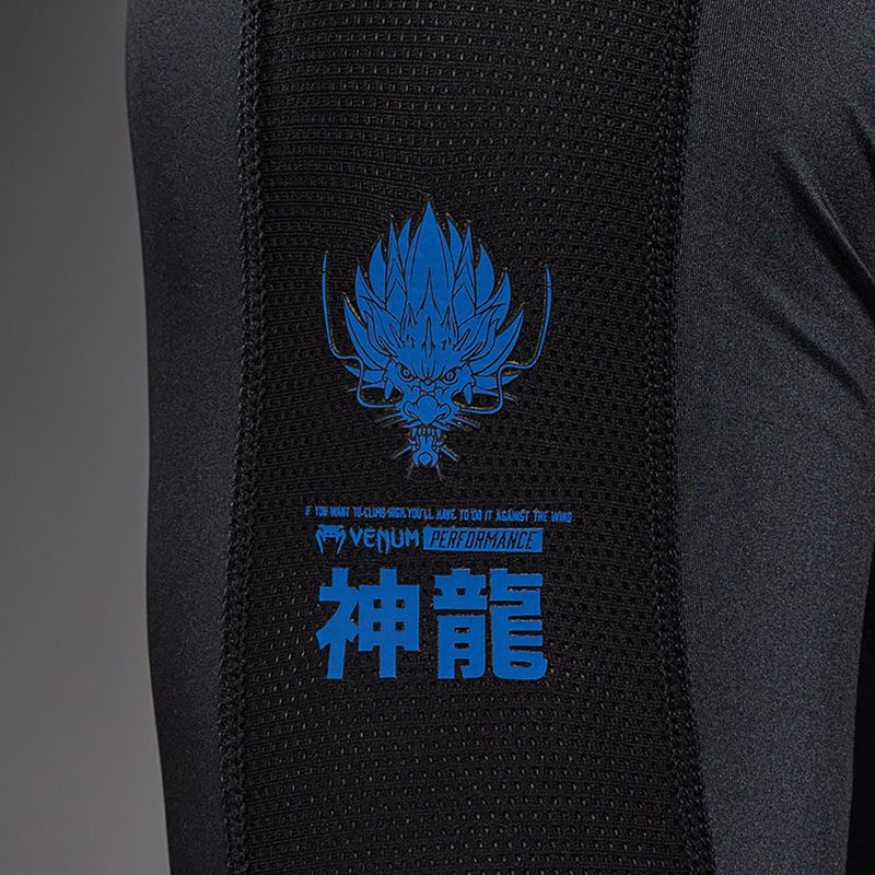 Hosszú ujjú rashguard Venum Thunder Dragon black/royal blue 6