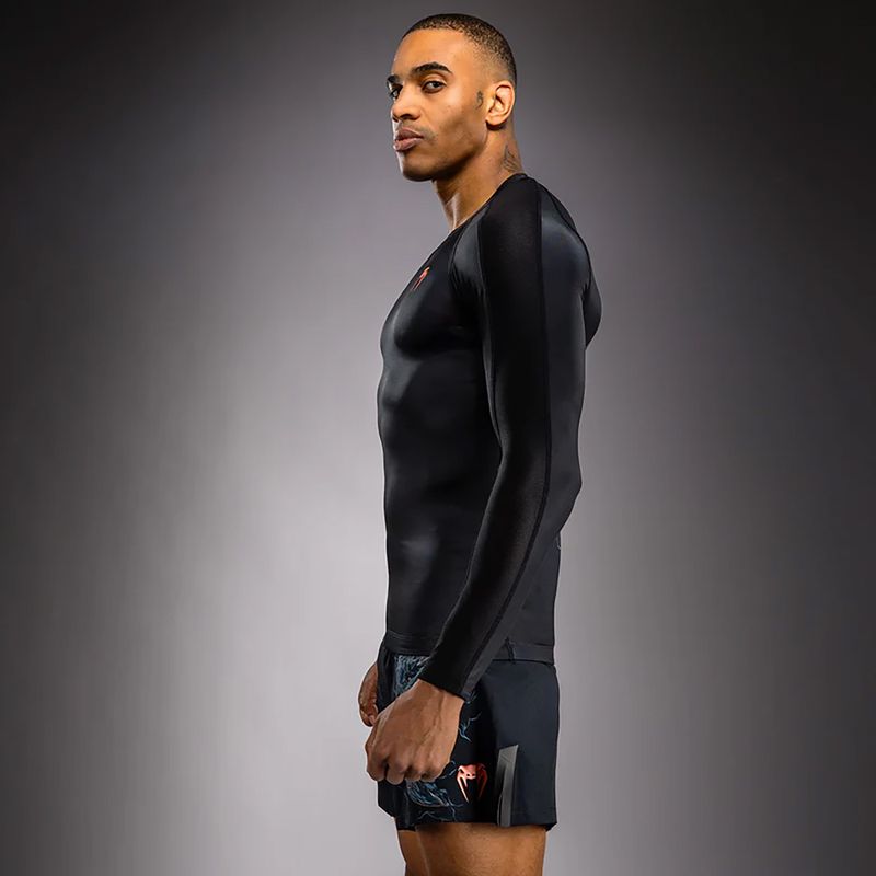 Hosszú ujjú rashguard Venum Thunder Dragon black/grey/copper 4