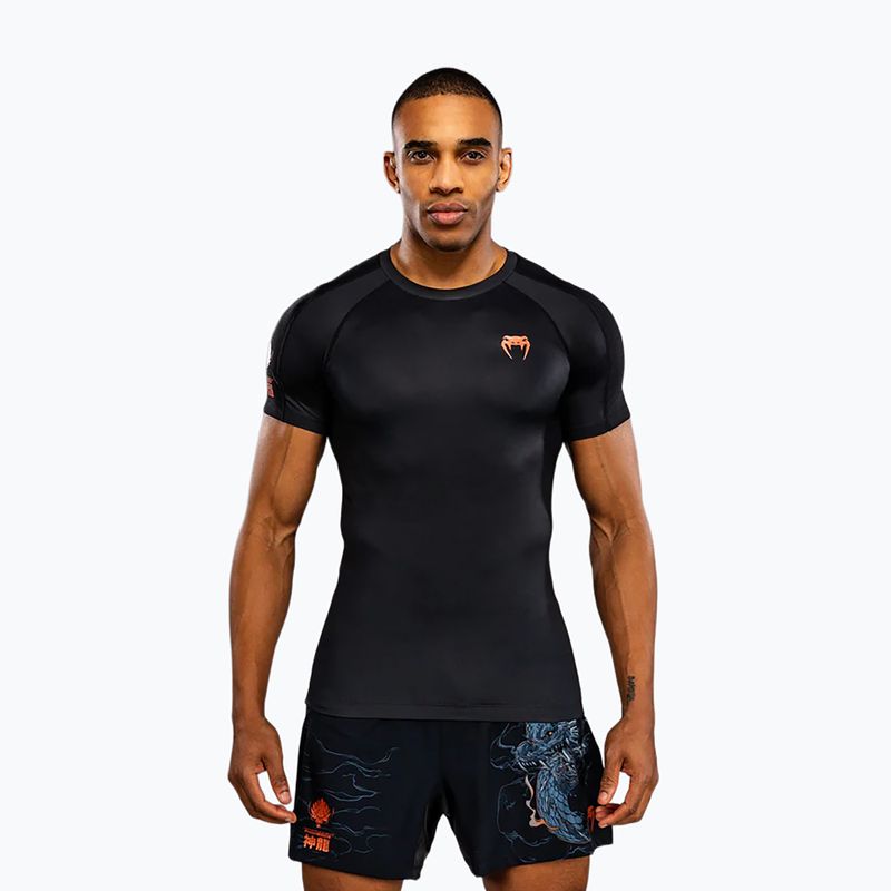 Férfi rashguard Venum Thunder Dragon black/grey/copper