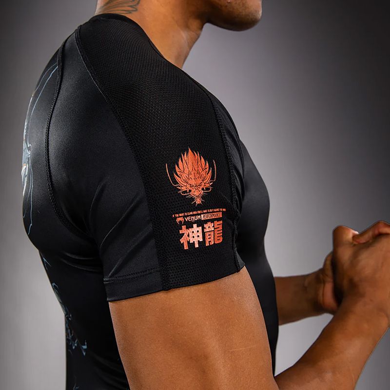 Rashguard Venum Thunder Dragon black/grey/copper 8