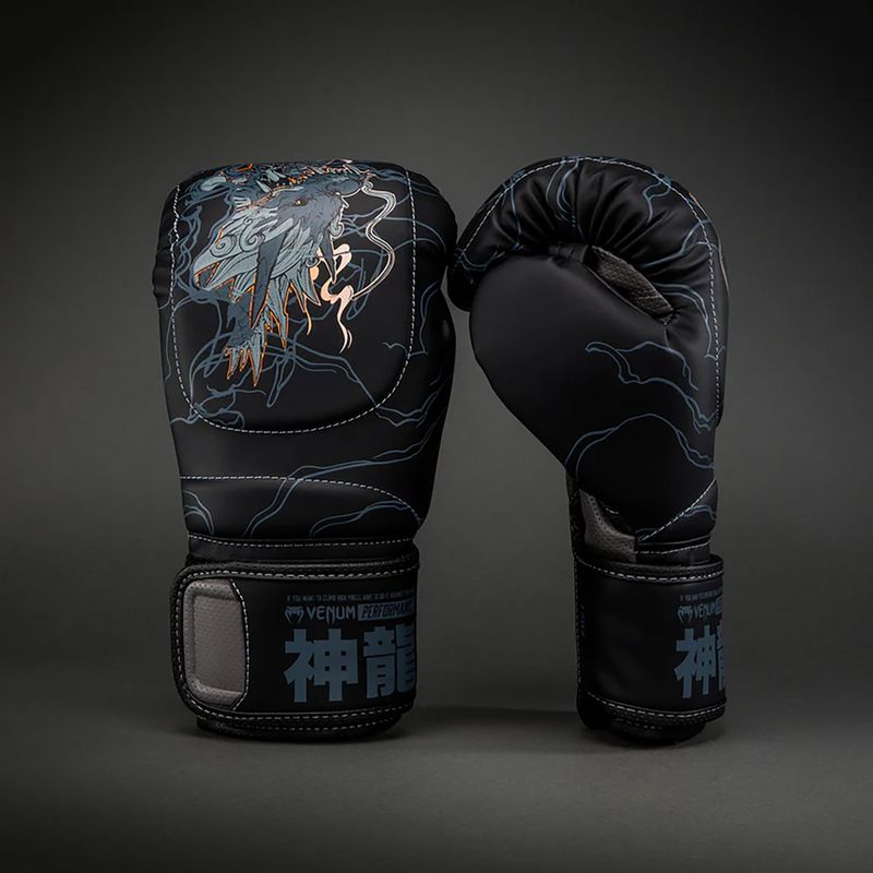 Bokszkesztyűk Venum Thunder Dragon Boxing black/grey/copper 2