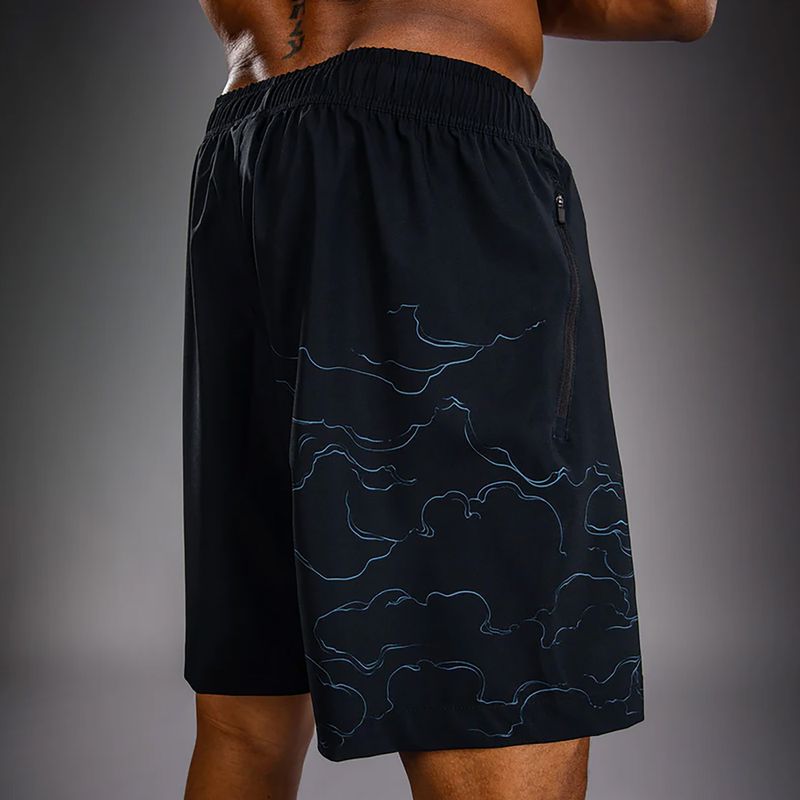 Férfi edző rövidnadrág Venum Thunder Dragon Training Black/Grey/Copper 6