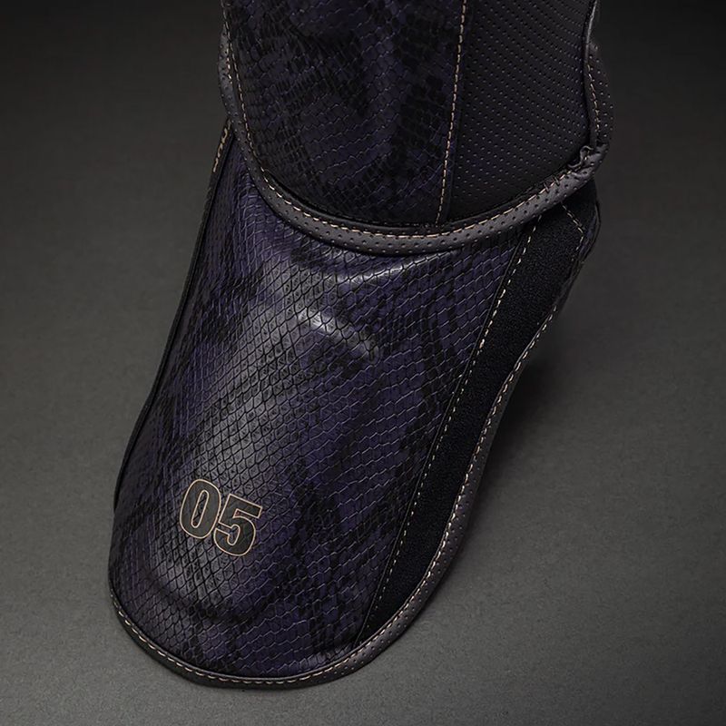 Sípcsont- és lábfejvédők Venum Impact Evo Scales Shin dark purple 3