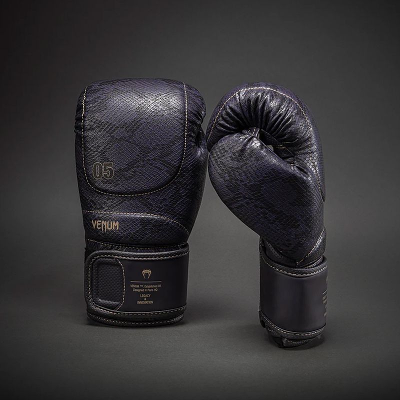 Bokszkesztyűk Venum Impact Evo Scales Boxing dark purple 2