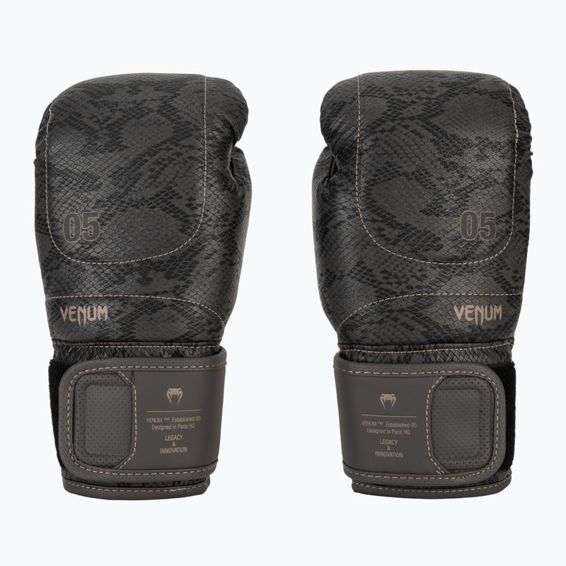 Bokszkesztyűk Venum Impact Evo Scales Boxing dark grey 2