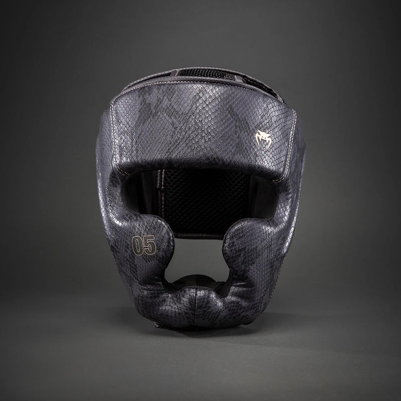 Box fejvédő Venum Impact Evo Scales dark purple 3