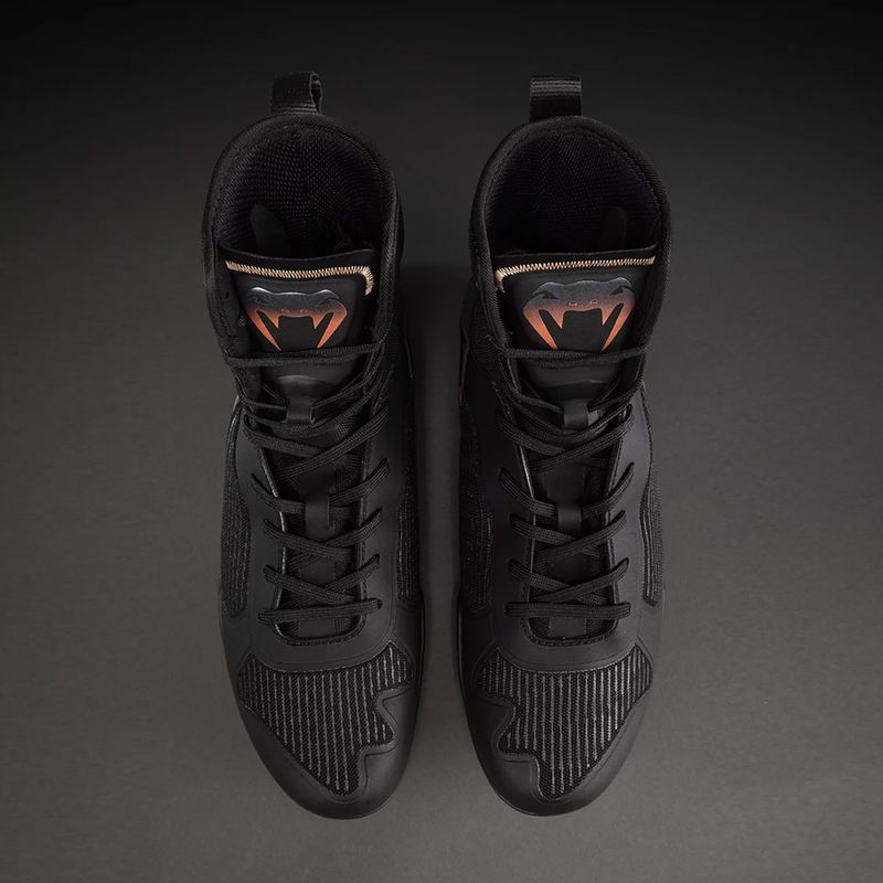 Boxcipő Venum Elite Neo Boxing black/gold 2