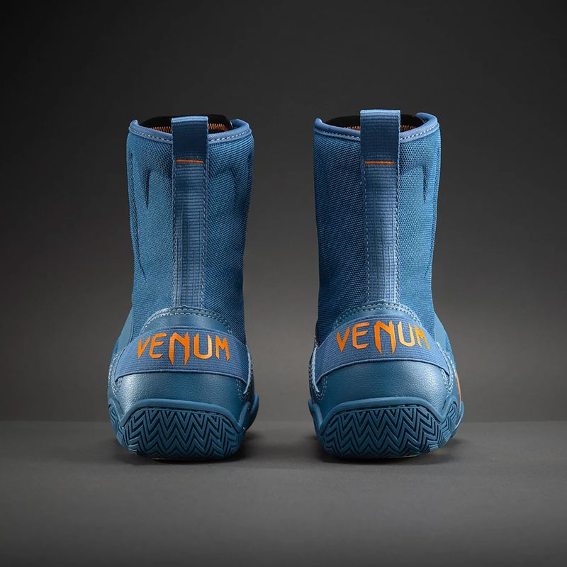 Boxcipő Venum Elite Neo Boxing steel blue/orange 3