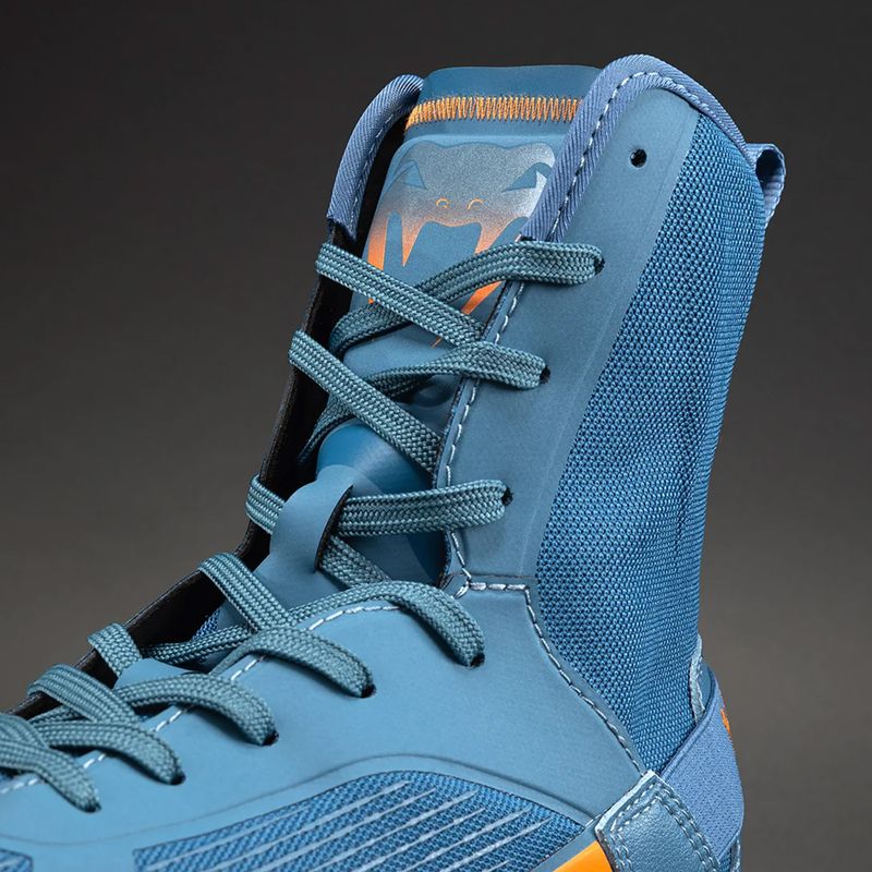 Boxcipő Venum Elite Neo Boxing steel blue/orange 4