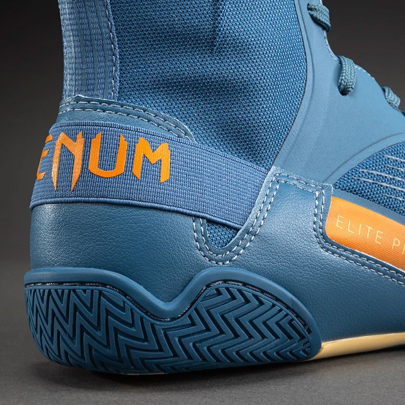 Boxcipő Venum Elite Neo Boxing steel blue/orange 5