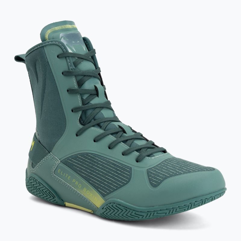 Boxcipő Venum Elite Neo Boxing green/neon yellow