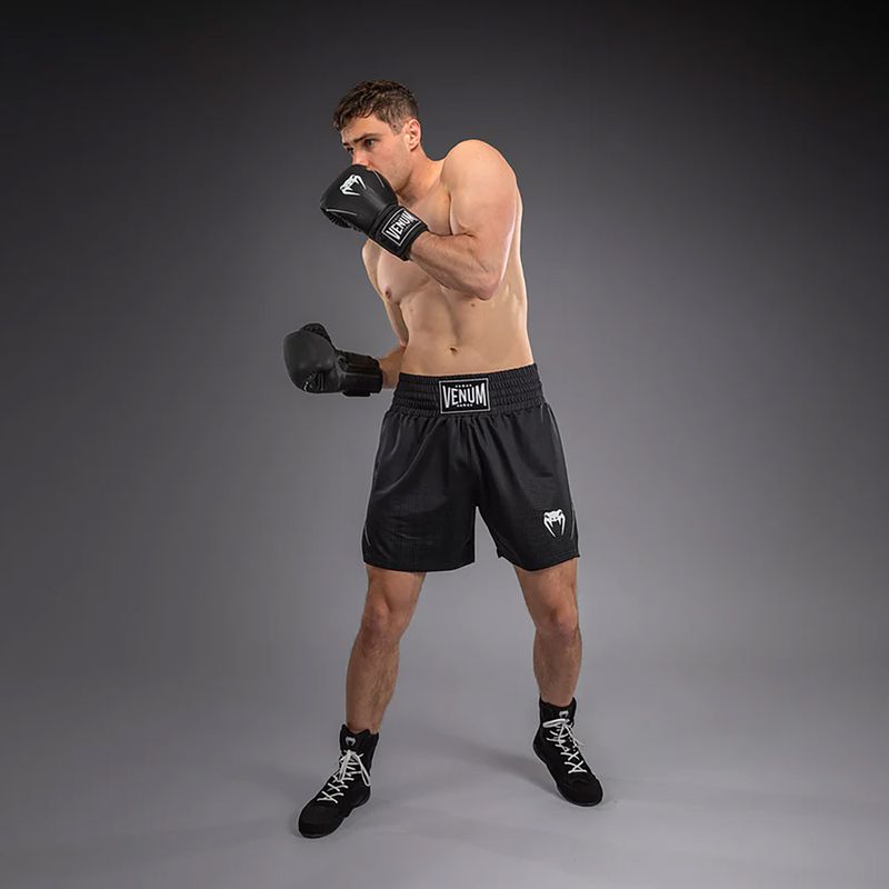 Férfi boksznadrág Venum Stealth Boxing black/white 2