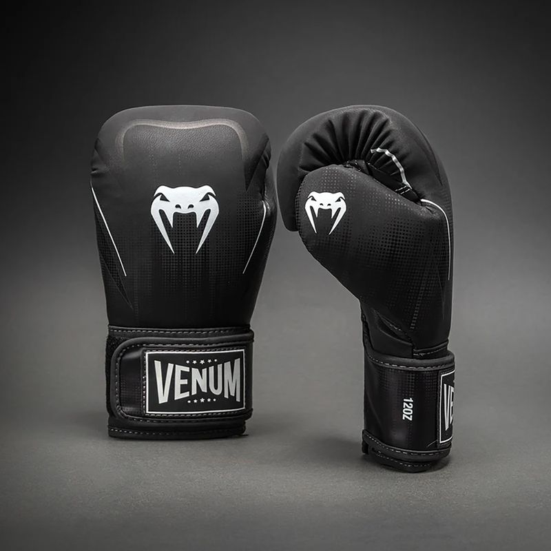 Bokszkesztyűk Venum Stealth Boxing black/white 2