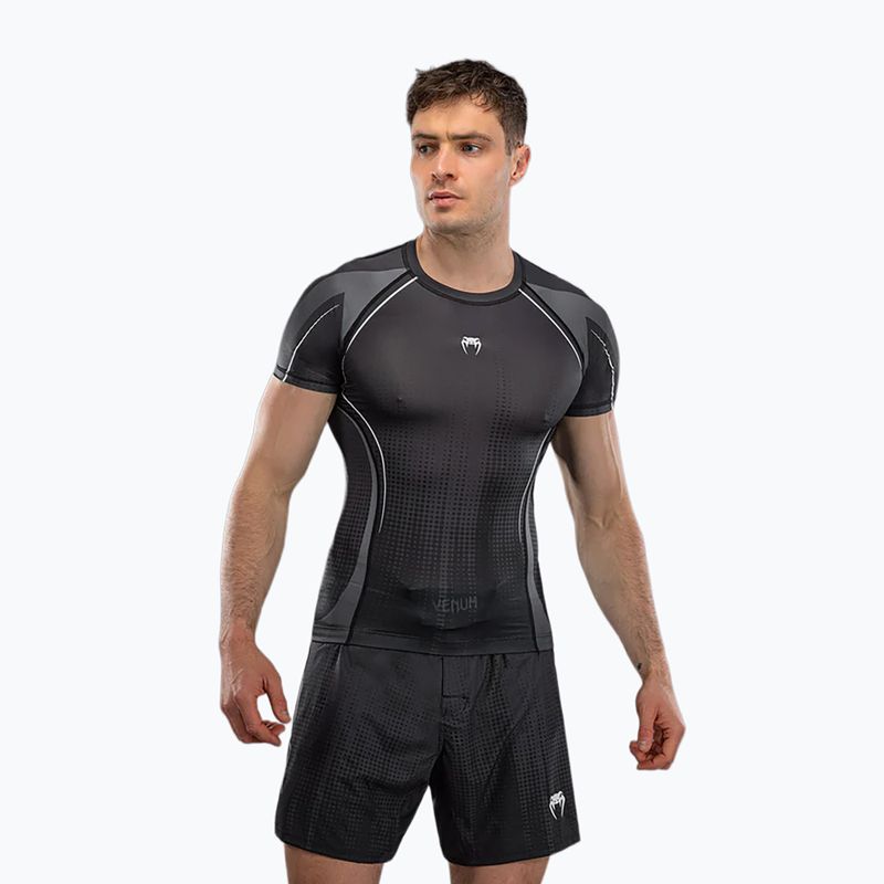 Férfi rashguard Venum Stealth Rashguard fekete/fehér