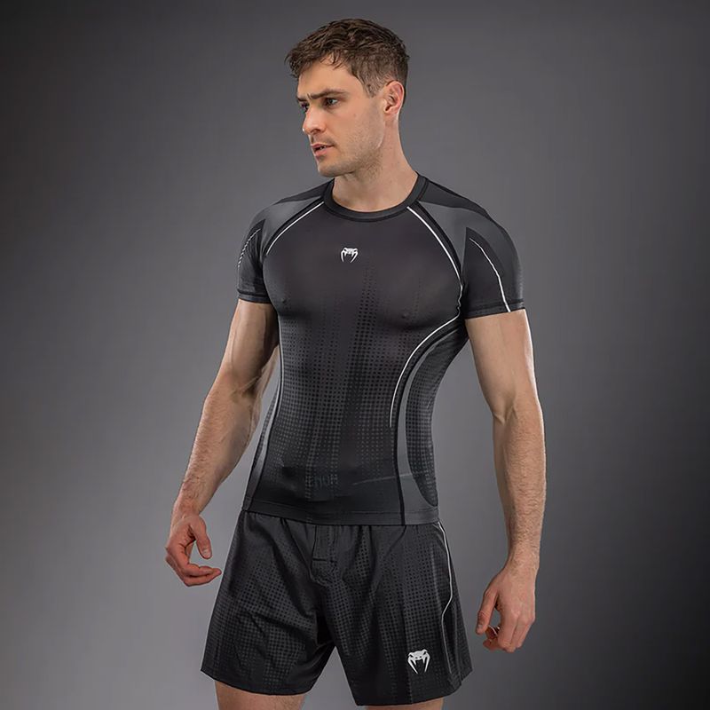 Férfi rashguard Venum Stealth Rashguard black/white 3