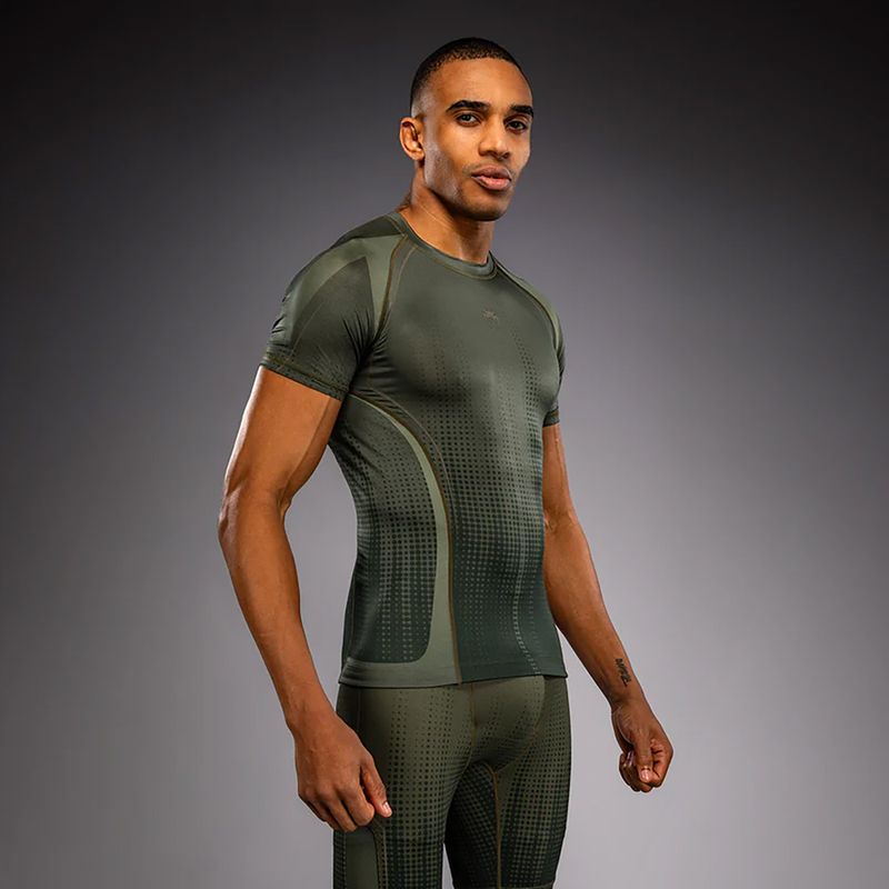 Férfi rashguard Venum Stealth Rashguard khaki/dark green 3