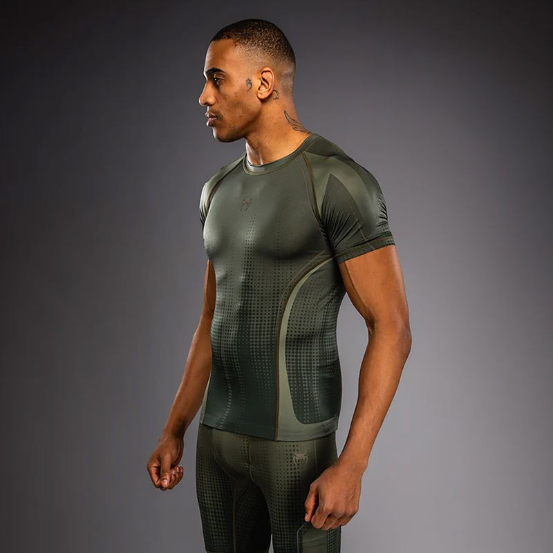 Férfi rashguard Venum Stealth Rashguard khaki/dark green 4