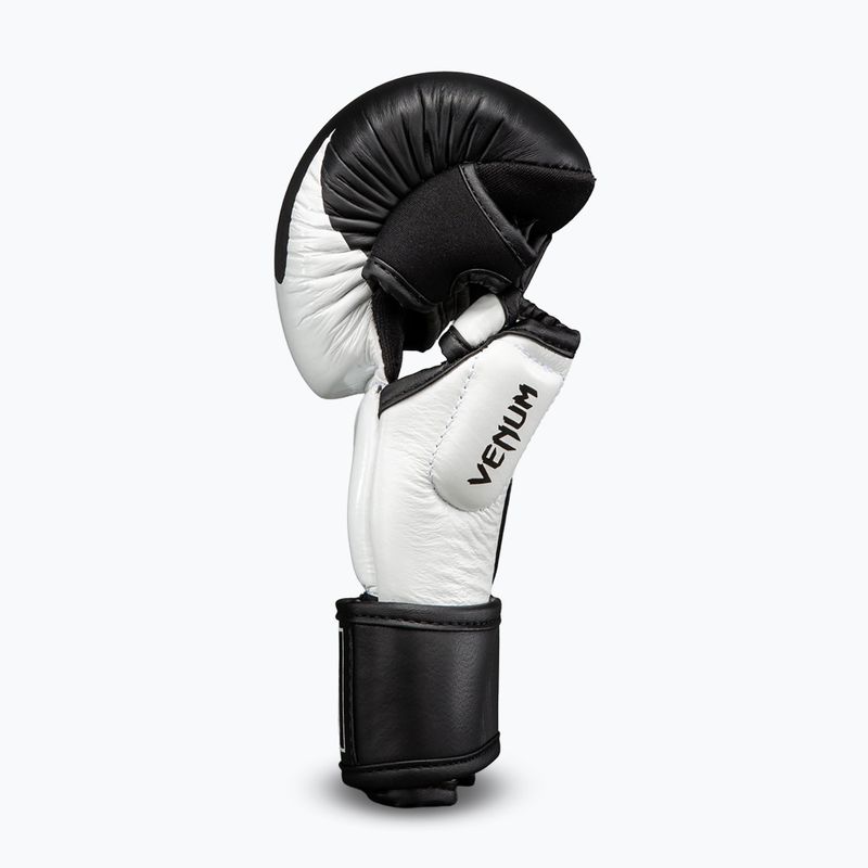 MMA kesztyűk Venum Attack 2.0 Sparring Leather black/white 3