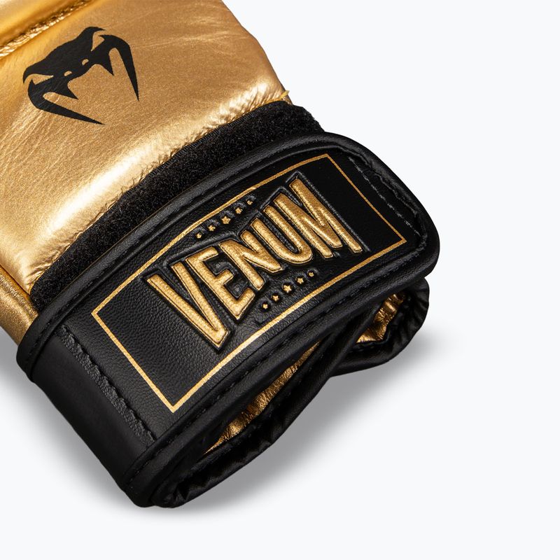 MMA kesztyűk Venum Attack 2.0 Sparring Leather gold/black 5