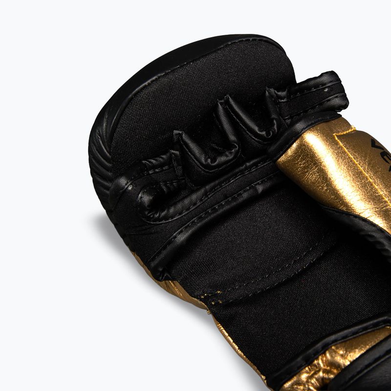 MMA kesztyűk Venum Attack 2.0 Sparring Leather gold/black 6