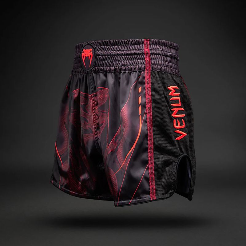 Férfi edző rövidnadrág Venum Spectre Muay Thai black/red 4