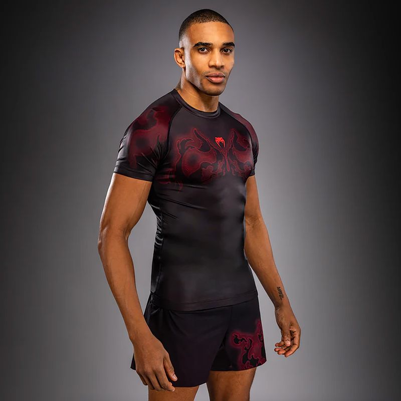Férfi rashguard Venum Spectre black/red 4