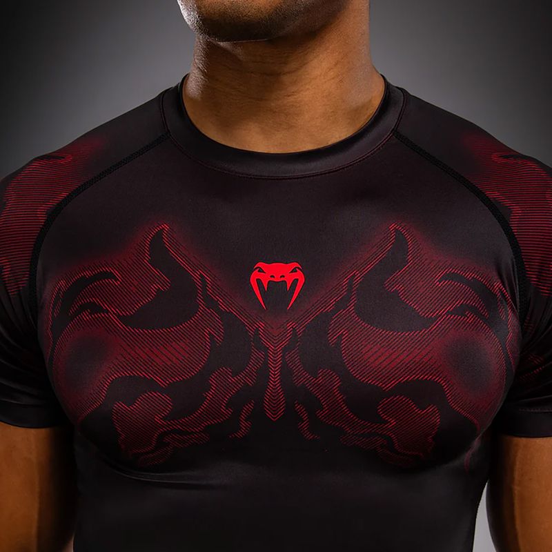 Férfi rashguard Venum Spectre black/red 5
