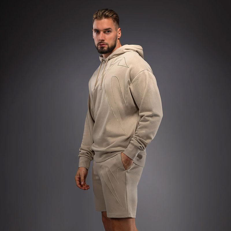 Pulóver Venum Giant 3D Hoodie beige 4