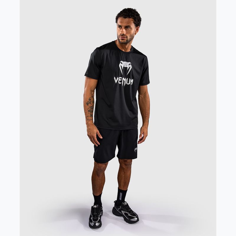 Férfi póló Venum Classic Dry Tech black/silver 2