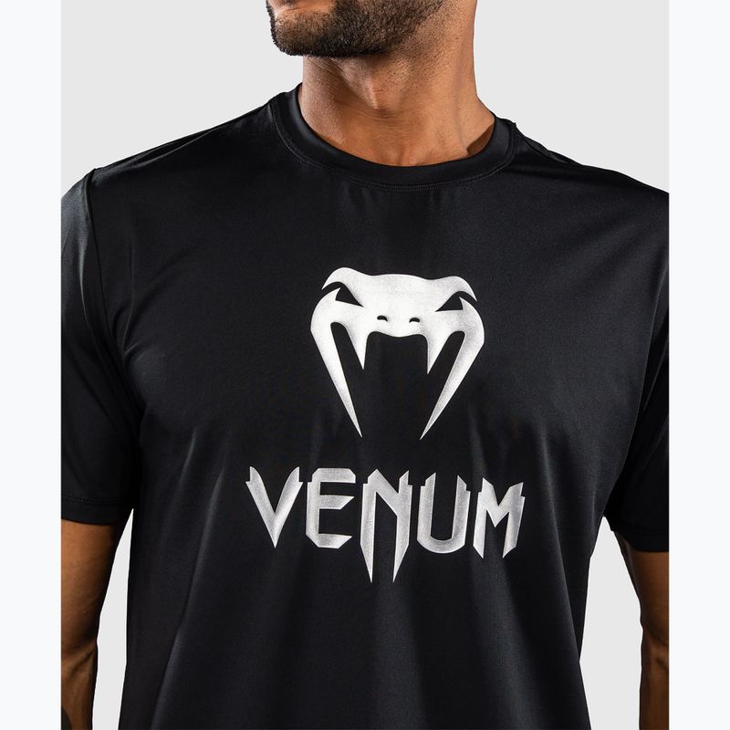 Férfi póló Venum Classic Dry Tech black/silver 4
