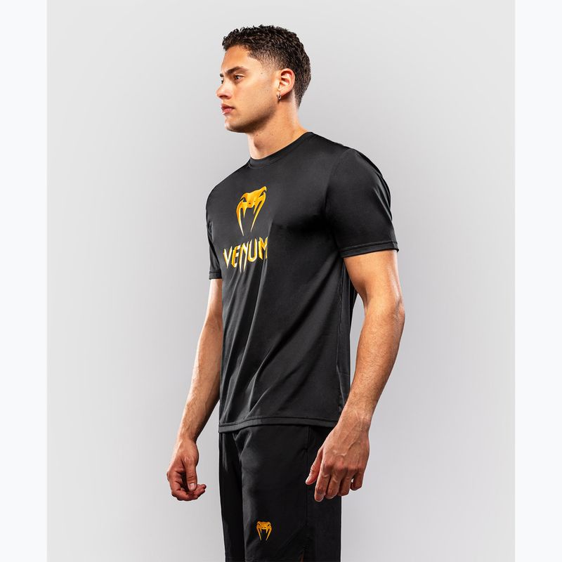 Férfi póló Venum Classic Dry Tech black/gold 3