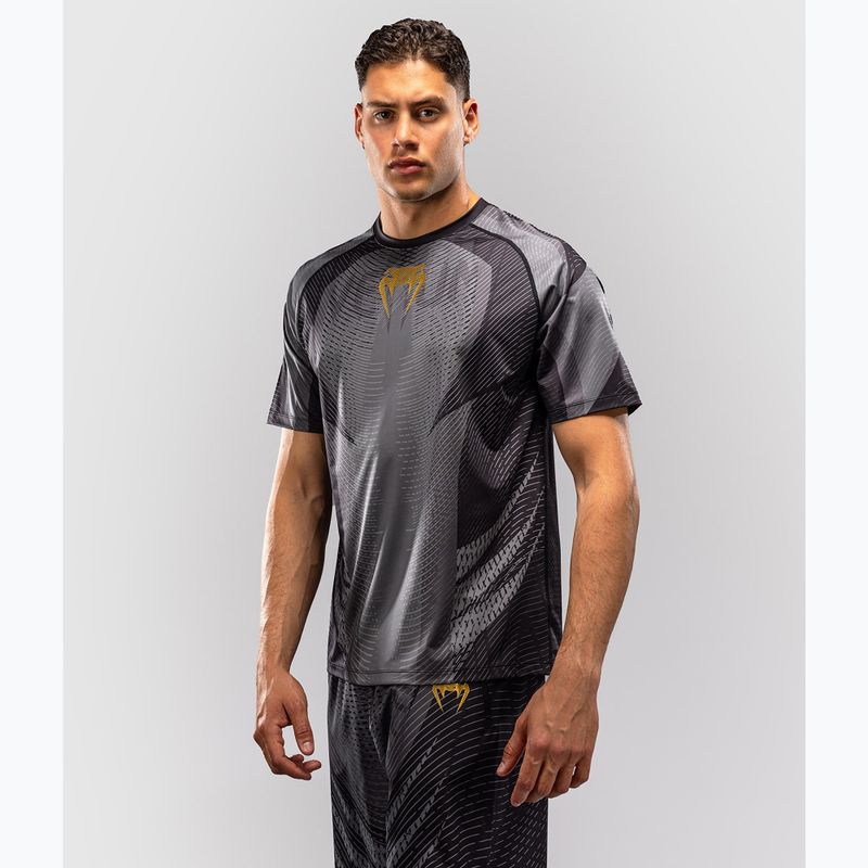 Férfi póló Venum Galactic 3.0 Dry Tech black/gold 3