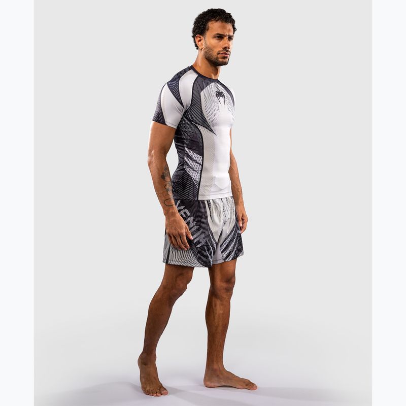 Férfi rashguard Venum Galactic 3.0 Rashguard SS off white/black 2