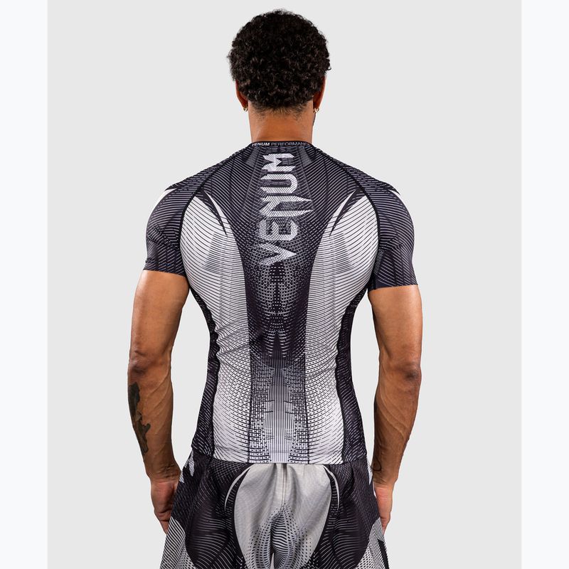 Férfi rashguard Venum Galactic 3.0 Rashguard SS off white/black 3
