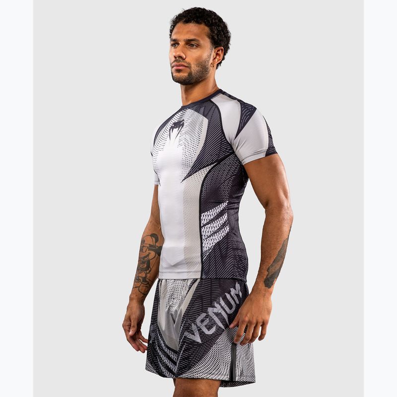 Férfi rashguard Venum Galactic 3.0 Rashguard SS off white/black 4