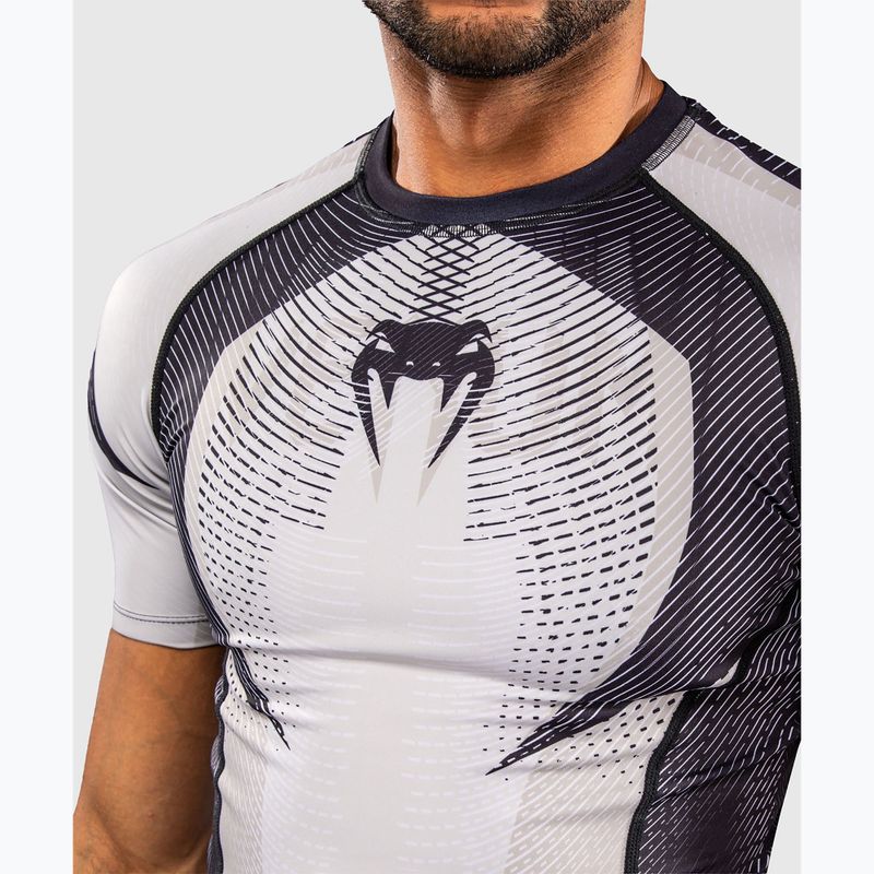 Férfi rashguard Venum Galactic 3.0 Rashguard SS off white/black 5