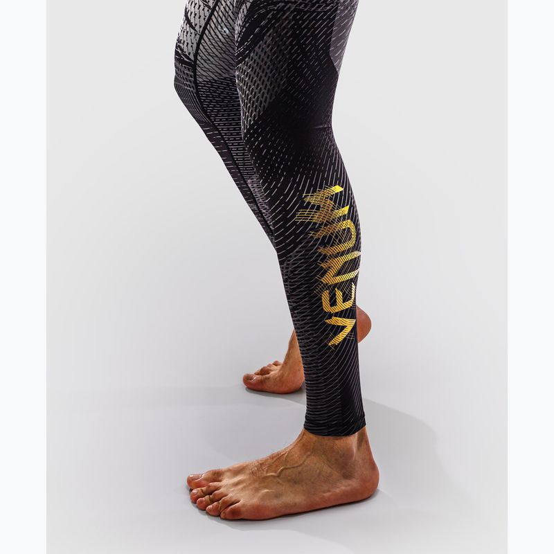 Férfi edzőleggingsek Venum Galactic 3.0 Spats black/gold 6