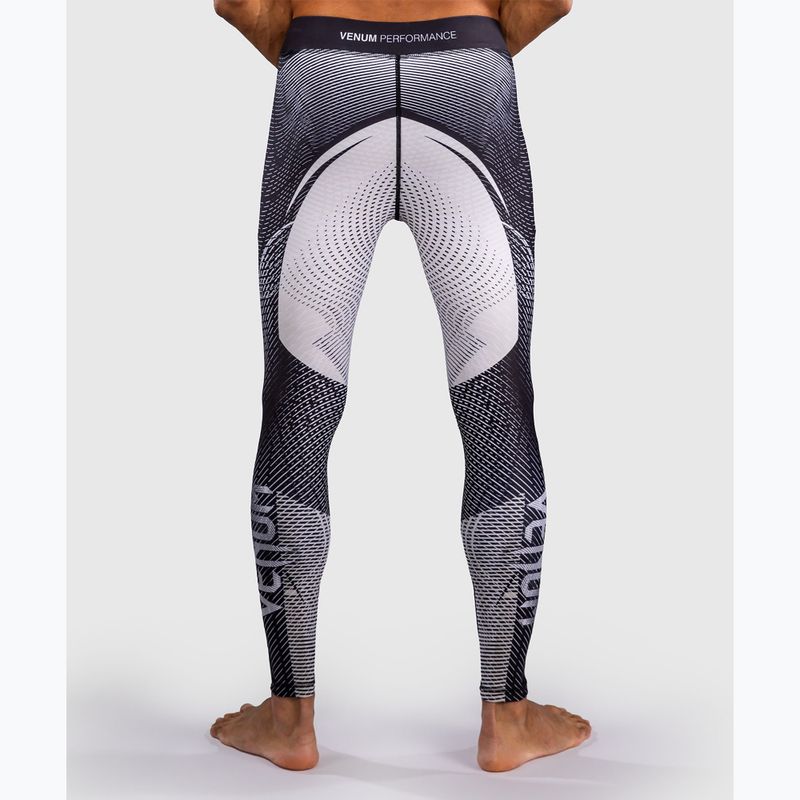 Férfi edzőleggingsek Venum Galactic 3.0 Spats off white/black 3