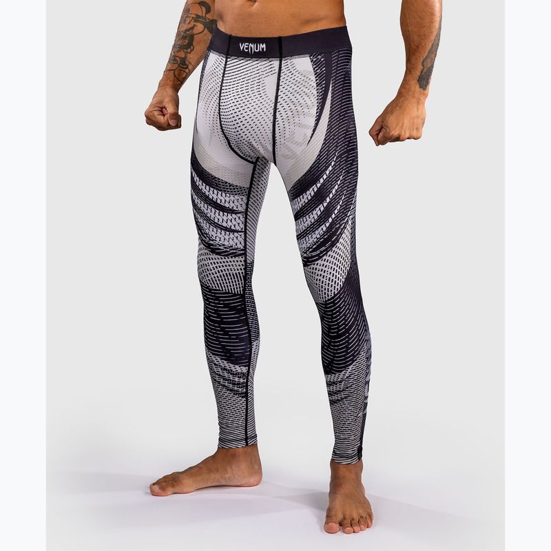 Férfi edzőleggingsek Venum Galactic 3.0 Spats off white/black 4
