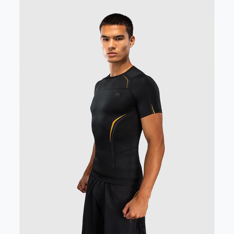 Férfi rashguard Venum G-Core Rashguard SS black/gold 4