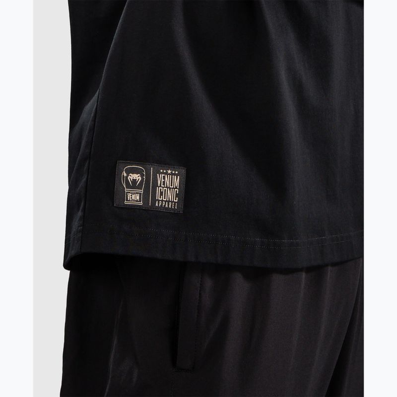 Férfi póló Venum Fight Icon Cotton black 5
