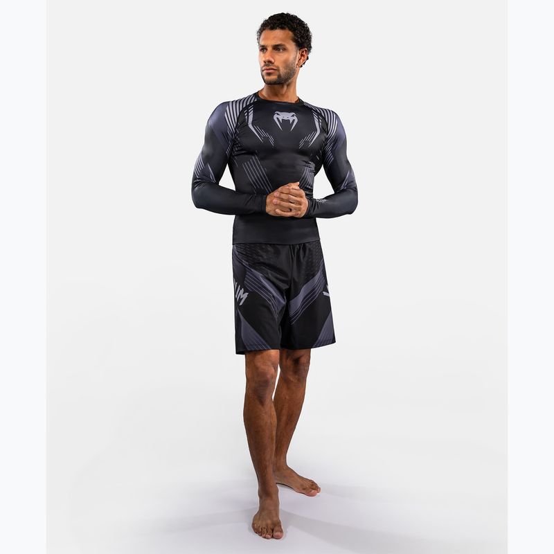 Férfi hosszú ujjú rashguard Venum No-Gi 6.0 Rashguard black/grey 2