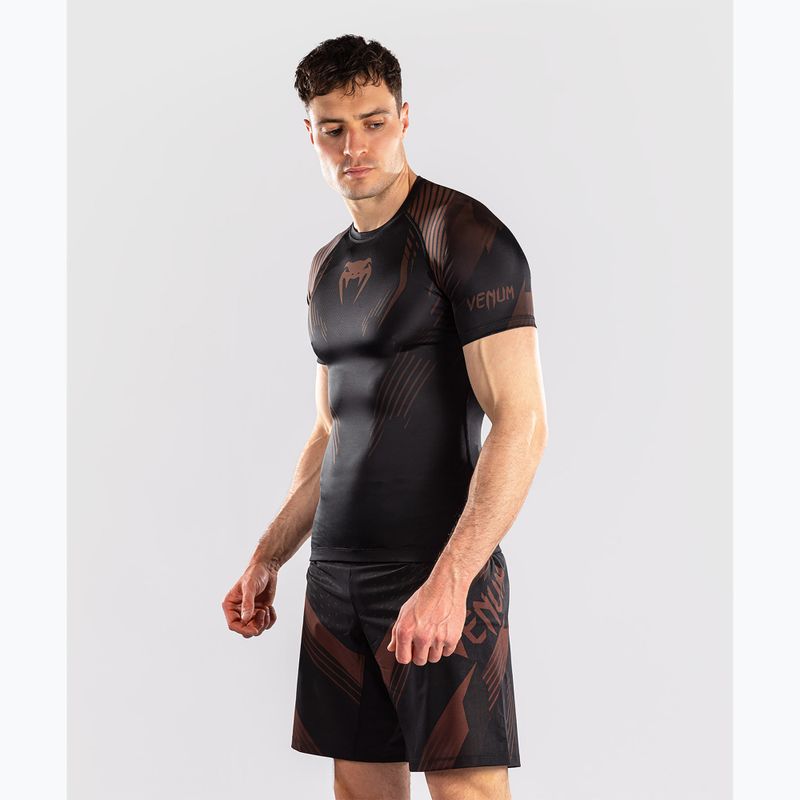 Férfi rashguard Venum No-Gi 6.0 Rashguard black/brown 4