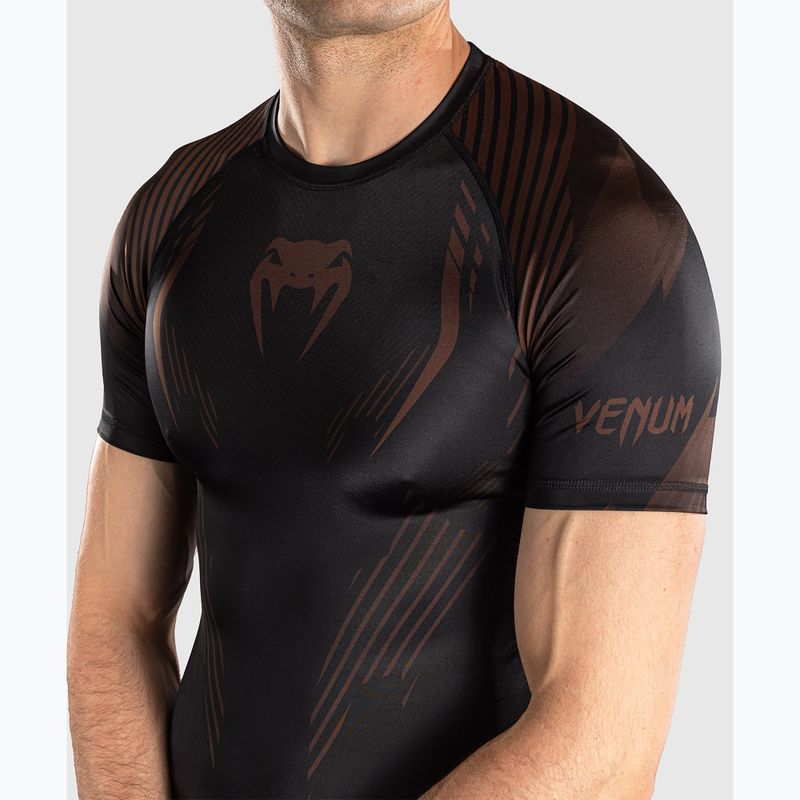 Férfi rashguard Venum No-Gi 6.0 Rashguard black/brown 5