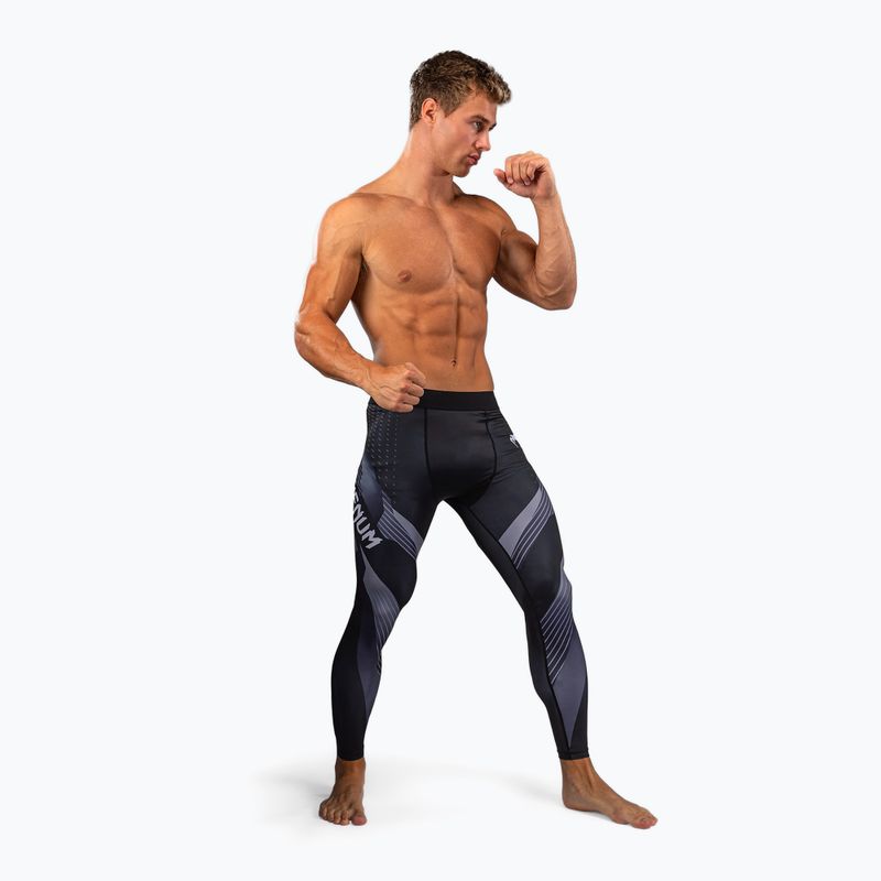 Férfi edzőleggingsek Venum No-Gi 6.0 Spats black/white 2