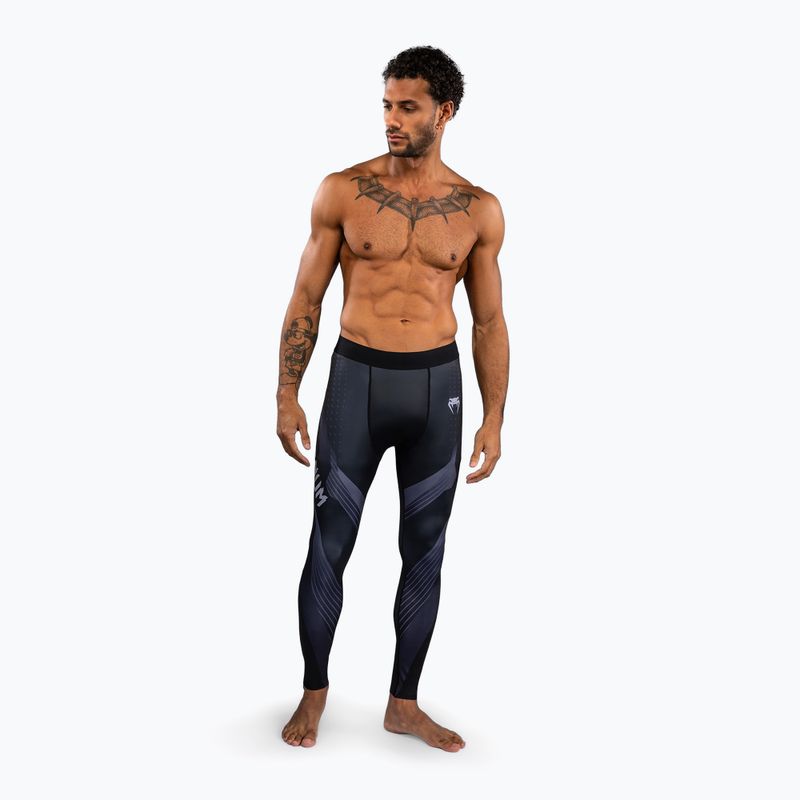 Férfi edzőleggingsek Venum No-Gi 6.0 Spats black/grey 2