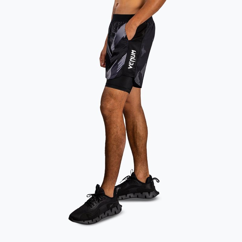Férfi edző rövidnadrág Venum No-Gi 6.0 Training black/white 4