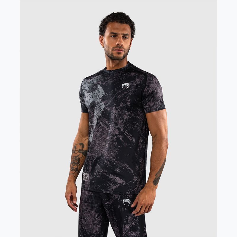 Férfi póló Venum Rage & Workout Dry Tech black/grey 4